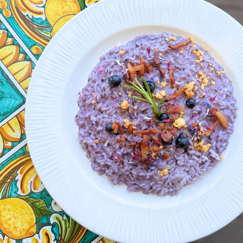 risotto ai miritlli ristorante ancapri